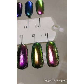 2018 hoch beliebt! Chameleon Glas unregelmäßige Flocken / Farbwechsel Pigmente / Nagel Chamäleon Magic Flocken für Nail Art